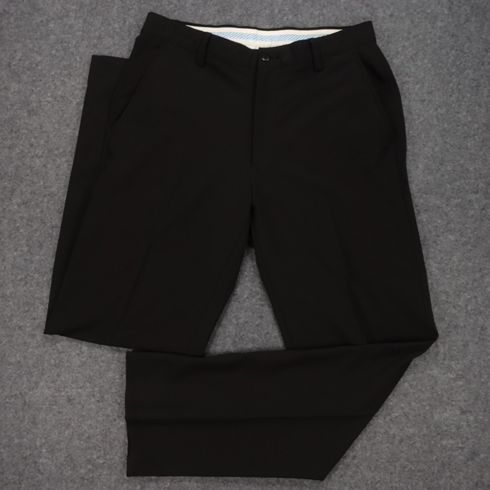 FootJoy Performance Golf Pants Men's 33x34 Stretch Flat Front Black